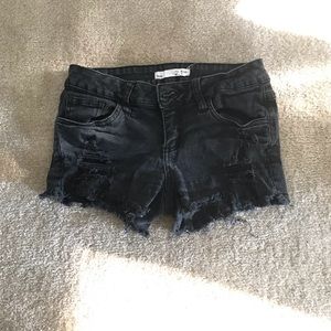 Forever 21 distressed shorts